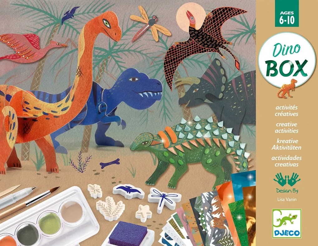 Grande set creativo - mondo dei dinosauri