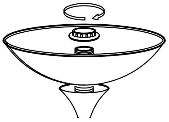 Eglo - Paralume di ricambio UP 2 27,5x8 cm bianco