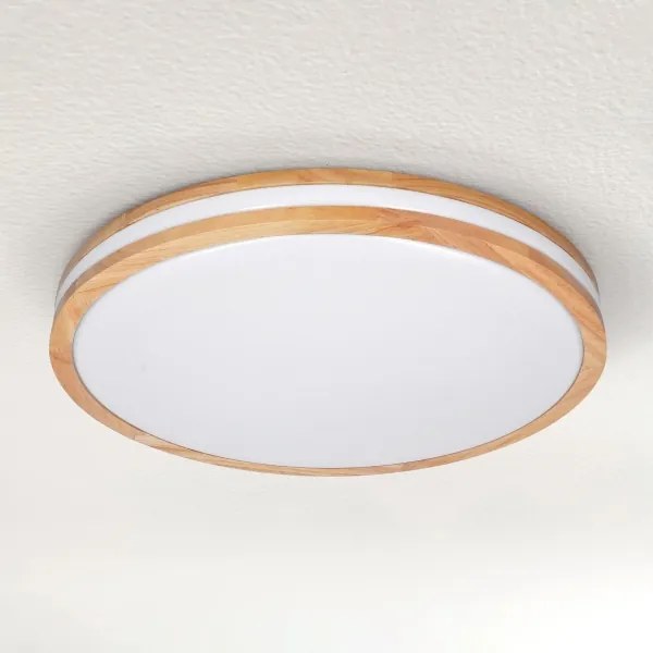 Brilagi - Lampada dimmerabile a LED MOLINA LED/60W/230V 3000-6500K rovere Ø 58 cm + telecomando