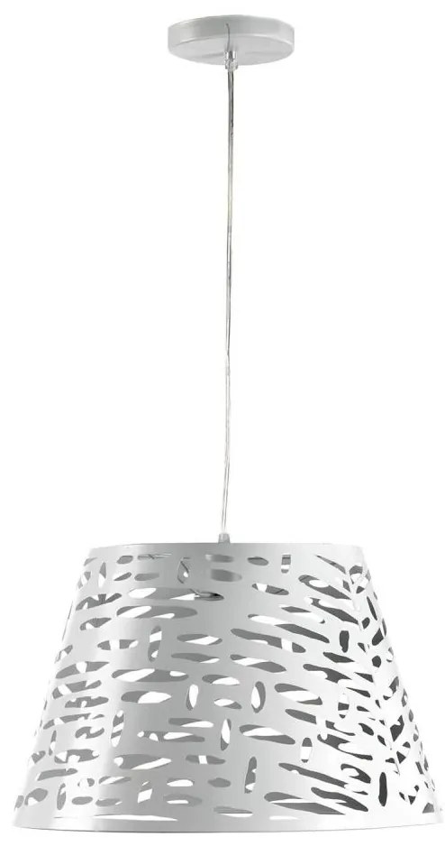 ONLI - Lampadario a sospensione con filo RICKY 1xE27/15W/230V diametro 40 cm bianco