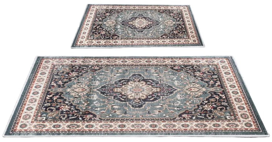 Set di tappetini per il bagno 2 pz 60x100 cm – Foutastic