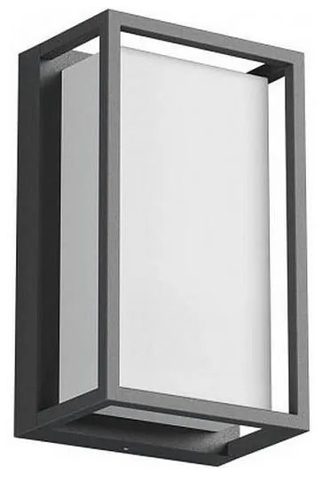 Redo 90533 - Applique a LED da esterno QUADRIS LED/12W/230V IP54 antracite