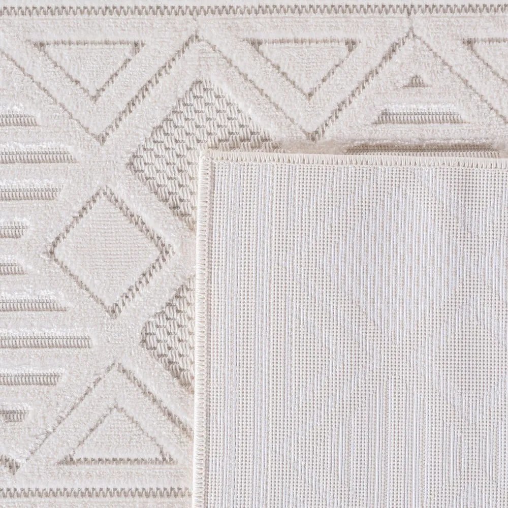 Passatoia da interno ed esterno color crema 80x150 cm Doha 1652 Cream – Ayyildiz Carpets