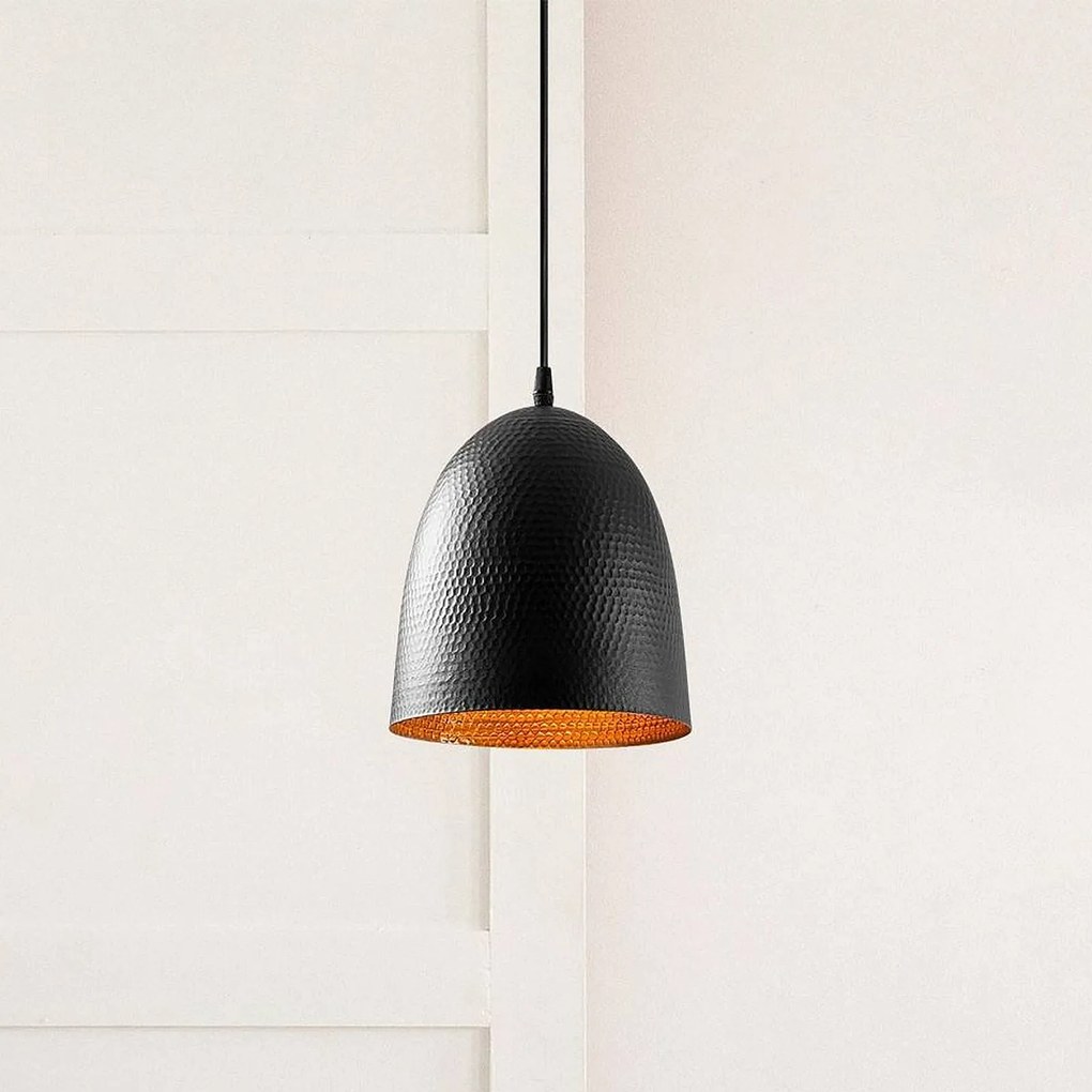Lampada a sospensione Tattoo 2375 Opviq, dimmerabile, Nero, Soggiorno / Sala da pranzo, Metallo, Lampada a sospensione
