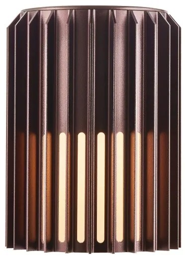 Nordlux - Applique da esterno ALUDRA 1xE27/15W/230V marrone