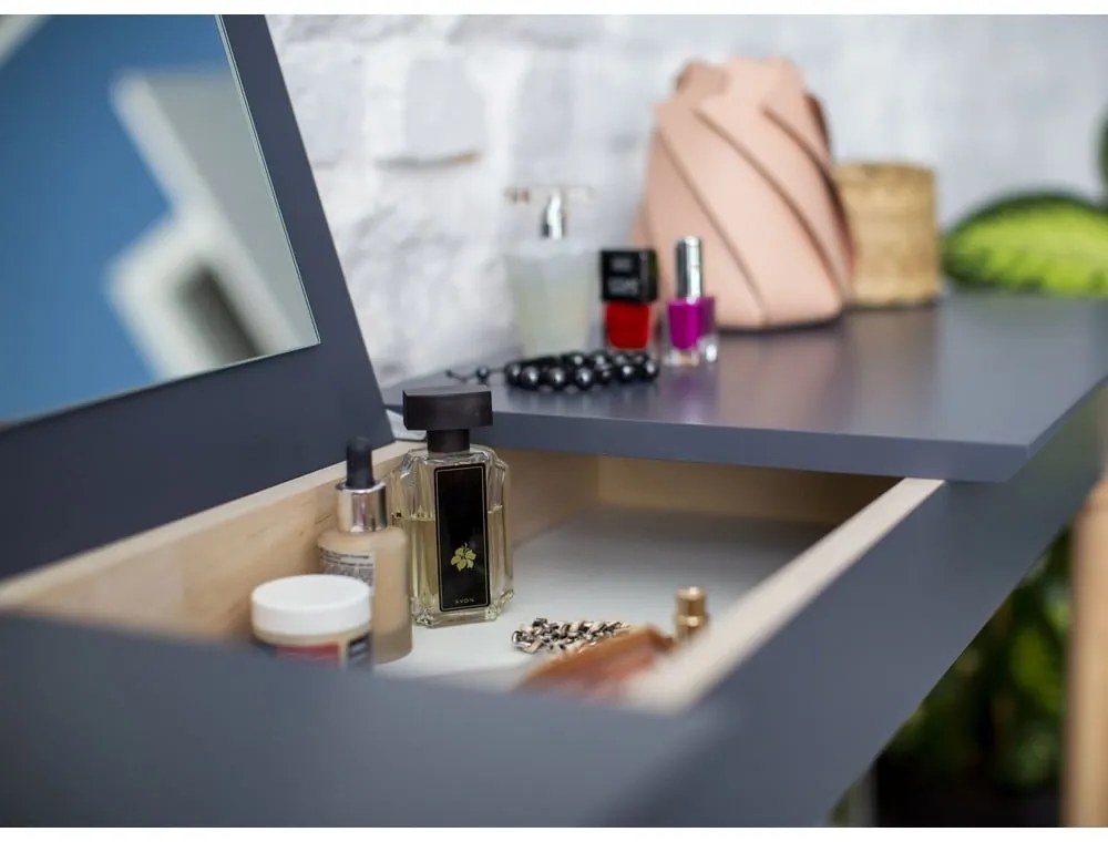 Tavolino bianco, larghezza 105 cm Mimo - Ragaba