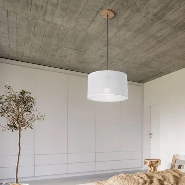 Brilagi - LED Lampadario a sospensione con filo ANTHONY 1xE27/60W/230V quercia/bianco