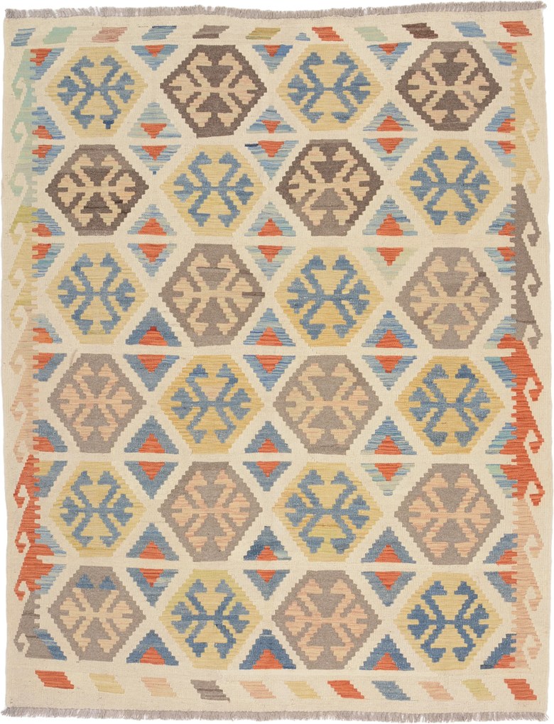 Kilim Tappeto 150 x 200 (Afghanistan) Annodato A Mano
