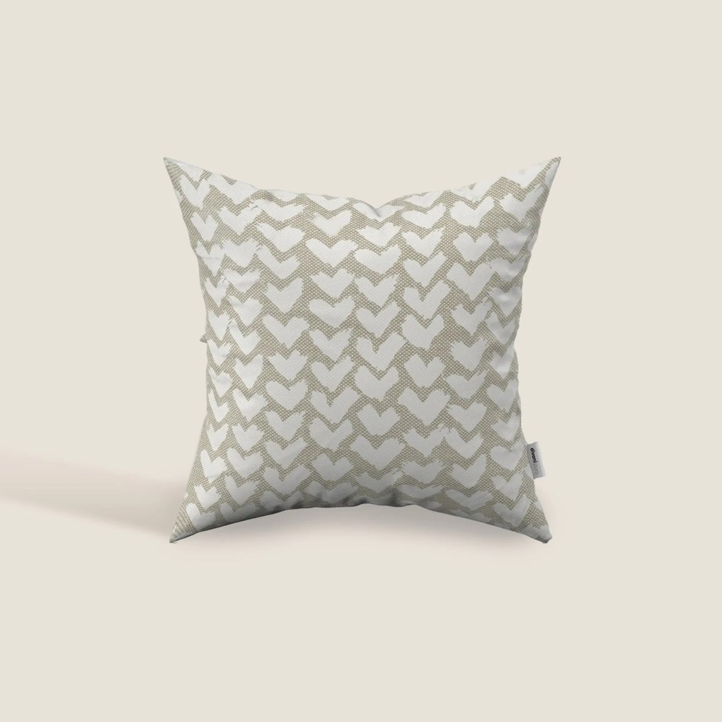 Arrow cuscini geometrici disponibile in diversi colori realizzato in tessuto Idrorepellente beige
