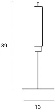 Lampada da tavolo x-ray - 1 vetro trasparente