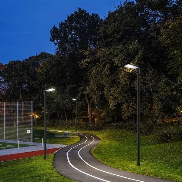 Brilagi-LED Lampione da esterno con palo e kl. 3 m URBANLIGHT LED/100W/230V nero IP65