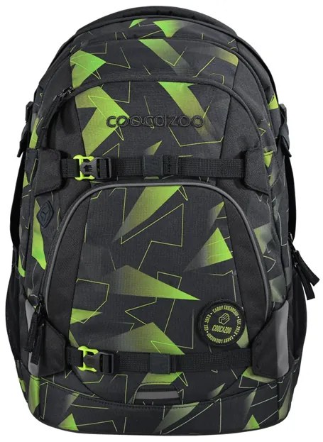 Zaino scuola coocazoo MATE, Lime Flash, certificato AGR