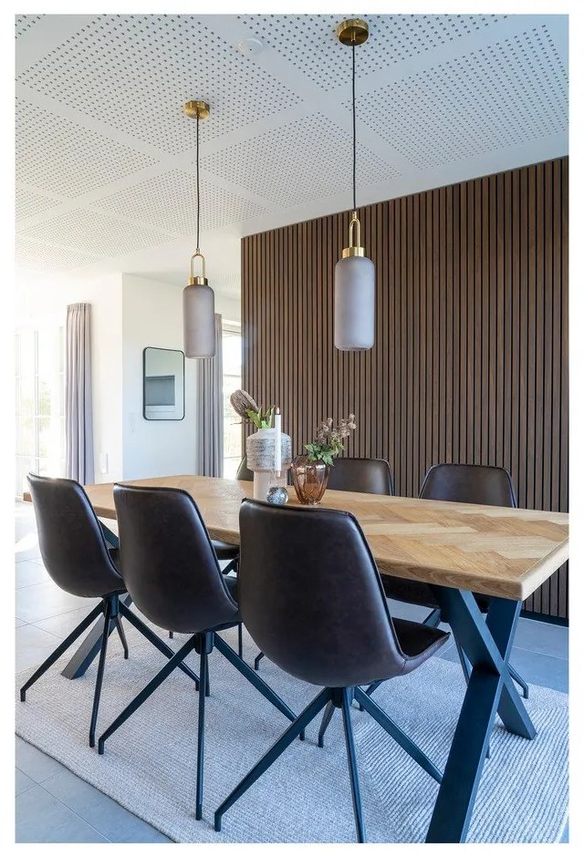 Sedie da pranzo marroni in un set di 2 Monaco - House Nordic