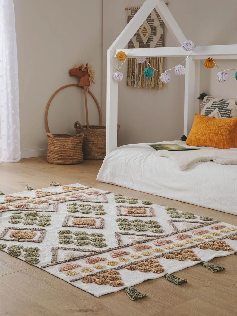 Lytte Tappeto lavabile per bambini Maya Multicolor/Beige 120x170 cm - Tappeto cameretta