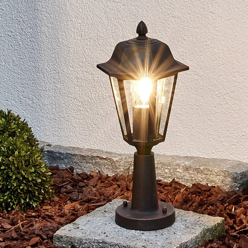 Lindby lampioncino Lamina, 39 cm, lanterna, metallo, E27
