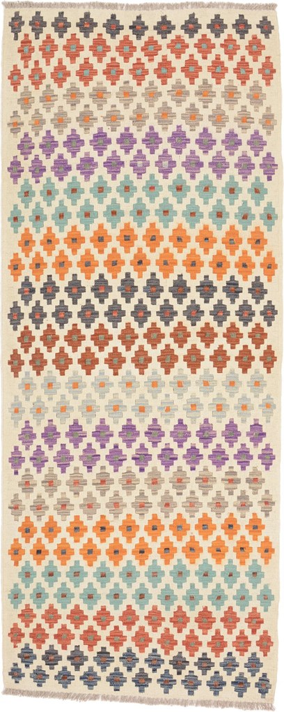 Kilim Tappeto 80 x 210 (Afghanistan) Annodato A Mano