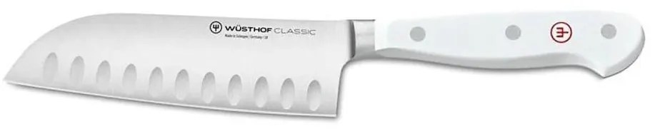 Wüsthof - Coltello da cucina Santoku CLASSIC 14 cm, bianco