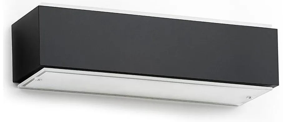 Argon 8366 - Lampada da parete CARLSON 1xE27/15W/230V 30 cm nero