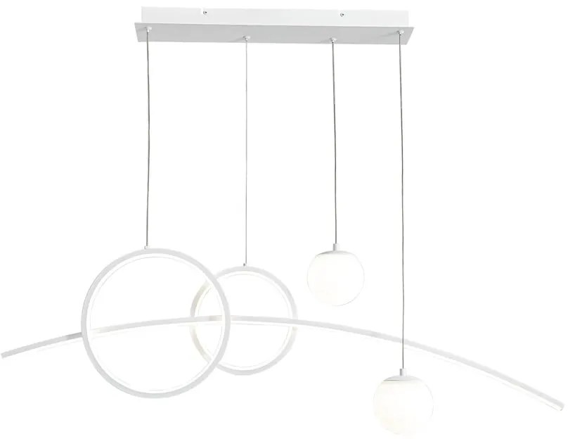 Lampadario LED moderno MANILA bianco 4400 lumen