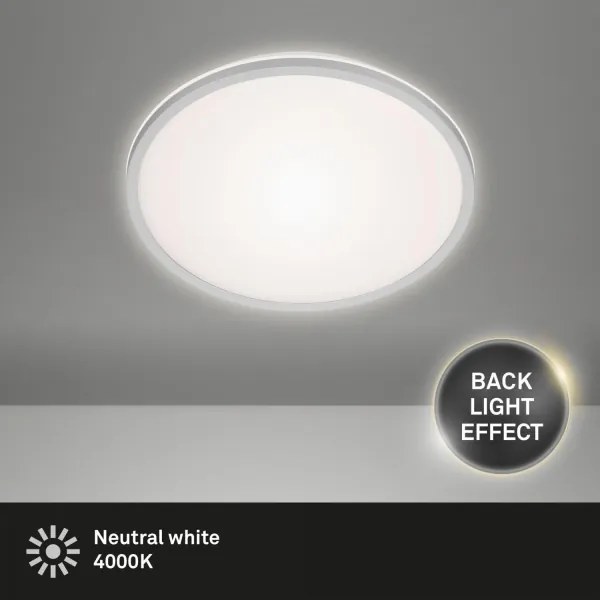 Briloner 3046-014 - Plafoniera LED LED/15W/230V 4000K diametro 28 cm argento