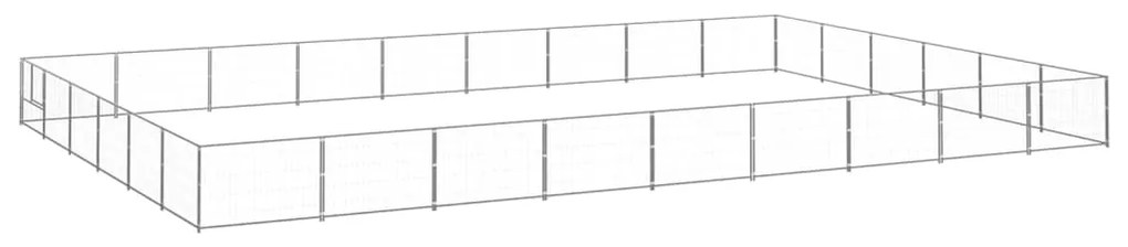Gabbia Per Cani Argento 54 M² İn Acciaio /