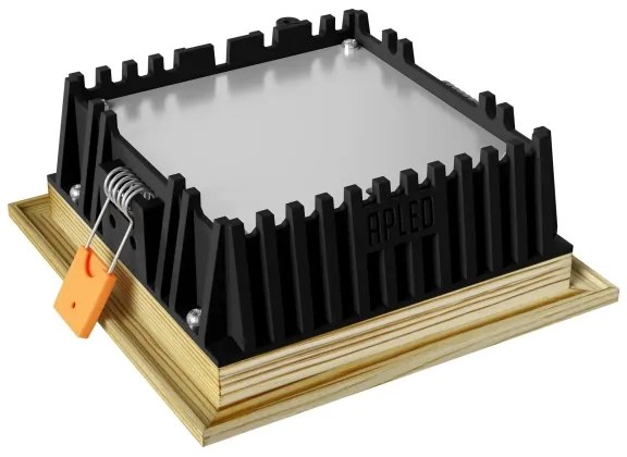 APLED -Lampada LED SQUARE WOODLINE LED/6W/230V 4000K 12x12 cm pino legno solido