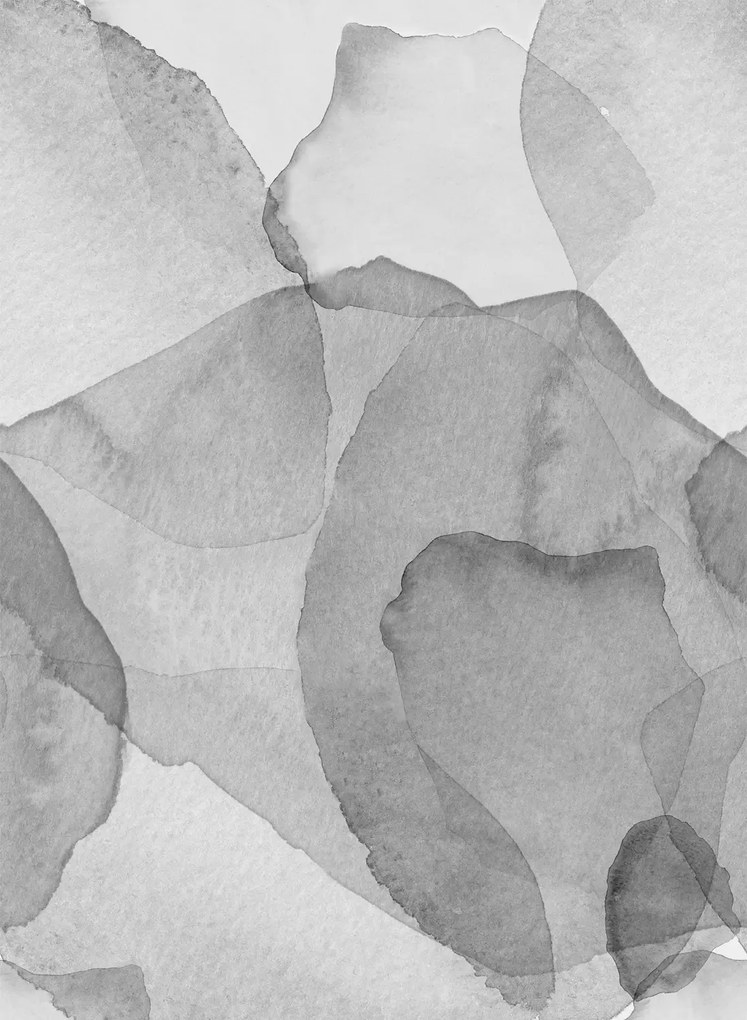 Rebel Walls Carta da parati panoramica Petals - Graphite