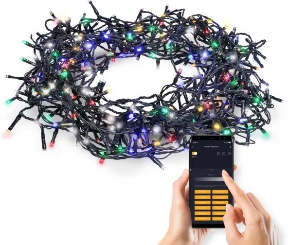Solight 1V12-WIFI - Catena natalizia da esterno 240xLED/8 funzioni 17m Wi-Fi Tuya IP44