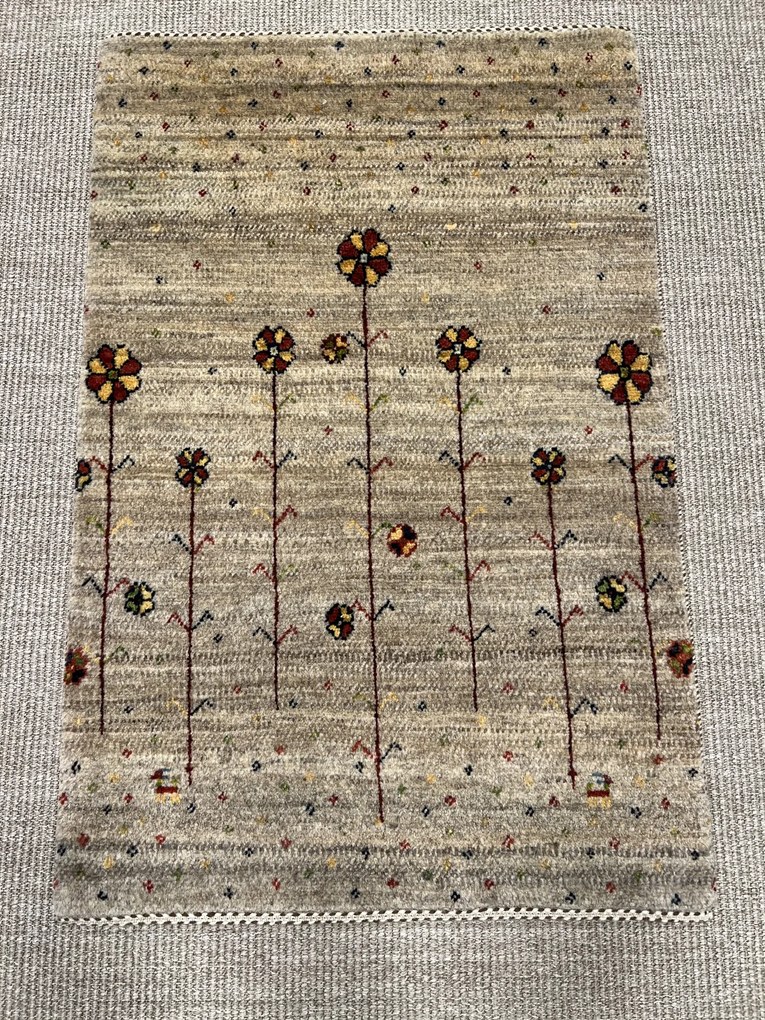 Loribaft Tappeto 60 x 100 Marrone (Iran) Annodato A Mano