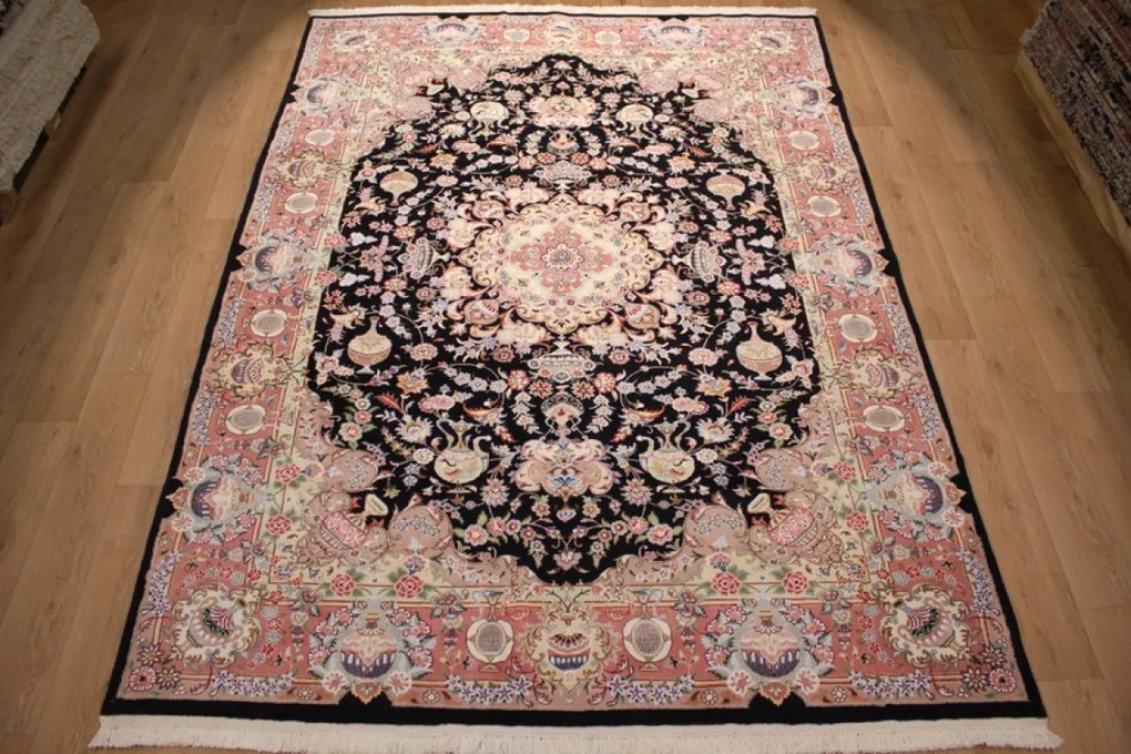 Mashad Tappeto 250x340 (Iran) Annodato A Mano