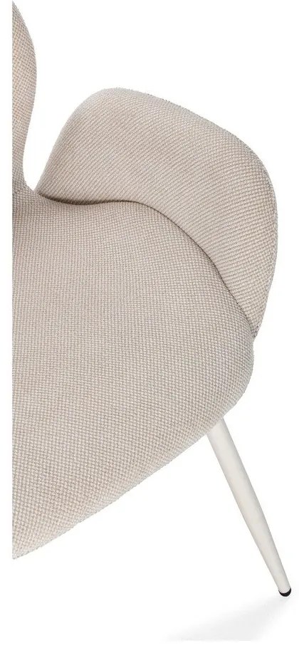 Set di sedie da pranzo beige in imbottito 2 pz Ansu – Marckeric