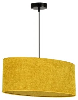 Duolla - Lampadario a sospensione con filo OVAL 1xE27/15W/230V marrone