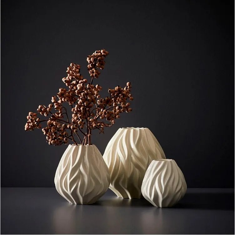 Vaso in porcellana bianca Flame - Morsø