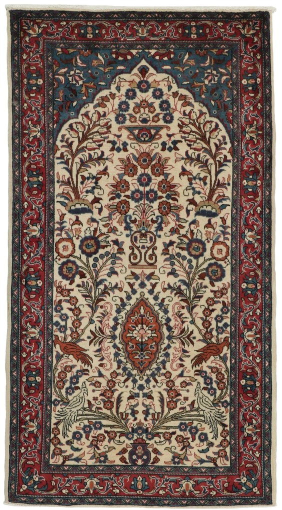 Sarouk Tappeto persiano 70 x 130 (Iran) Annodato A Mano