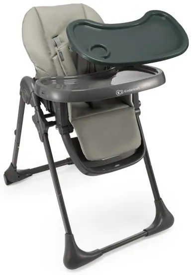 KINDERKRAFT - Sedia da pranzo per bambini TUMMIE grigio