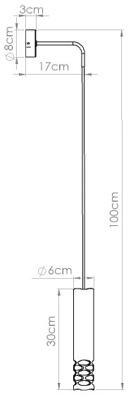 Sollux SL.1695 - Applique LIRO 1xGU10/10W/230V bianco
