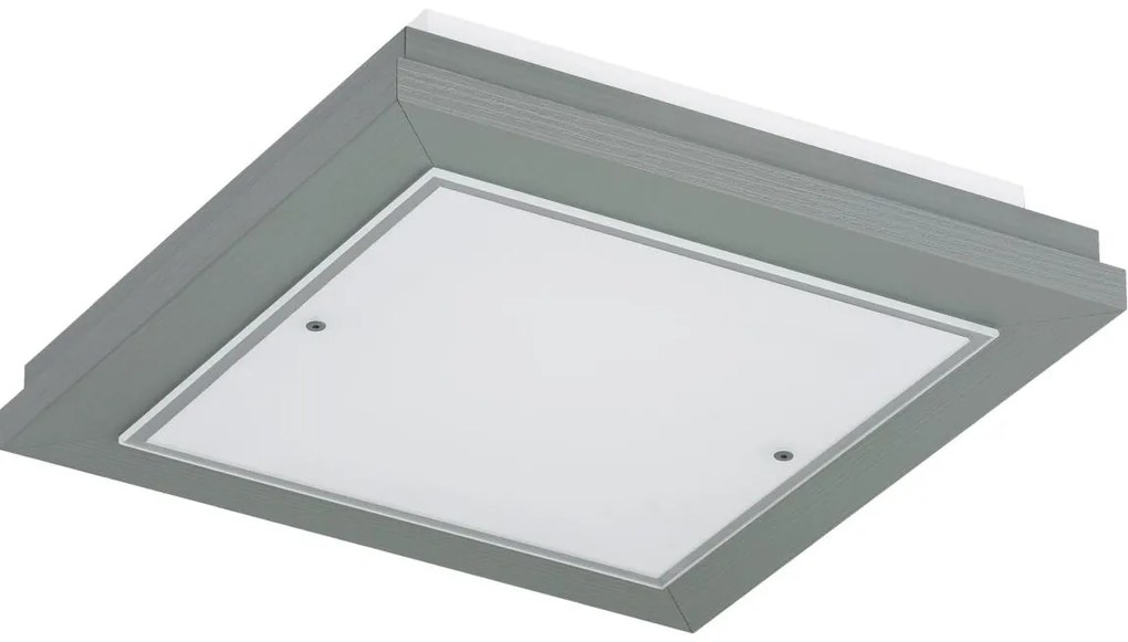 Argon 1873 - Plafoniera TABOR 4xE27/15W/230V 52x52 cm grigia