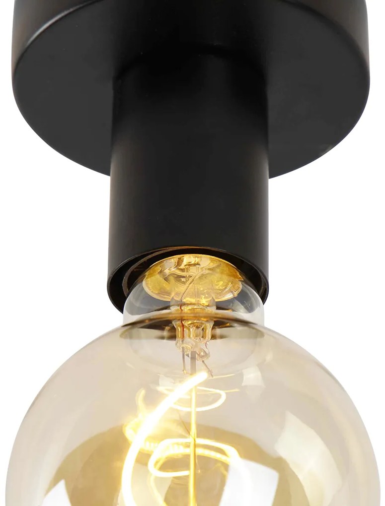 Lampada da soffitto intelligente nera incl. Wifi G95 - Facile