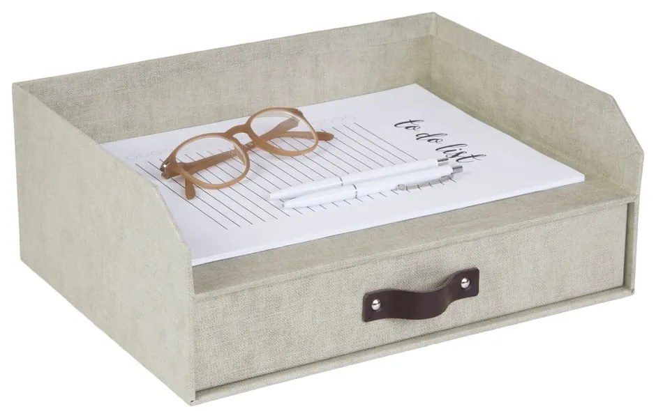 Organizzatore di documenti in cartone con cassetto Walter - Bigso Box of Sweden