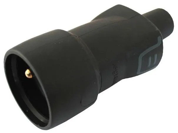 Legrand 50446 - Presa di gomma 2P+T 16A/250V IP44  nera