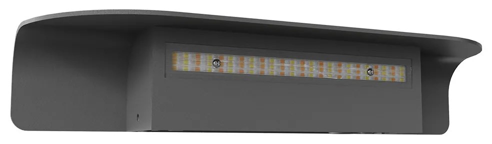 Applique Lineare 12W Monodirezione IP65 CCT con LED OSRAM - Antracite