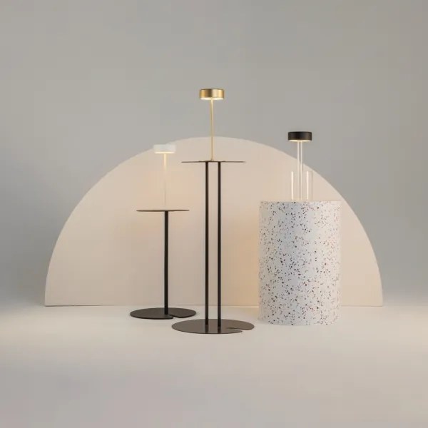 Maytoni MOD229TL-L3B3K1 - Lampada da tavolo LED dimmerabile 3W/5V nera/trasparen