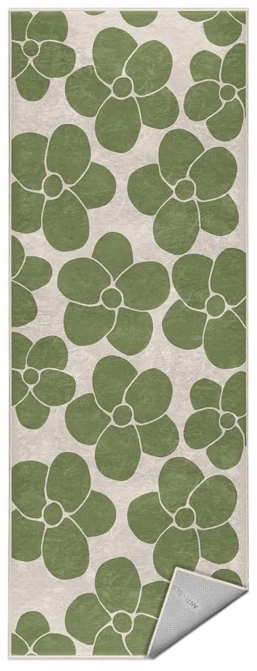 Passatoia verde lavabile 60x230 cm Green Meadow – Mila Home
