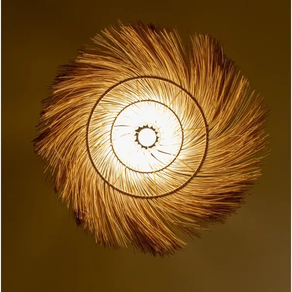 Brilagi - Lampadario LED a sospensione con cavo CERIA BOHO 1xE27/40W/230V Ø 100 cm in rattan