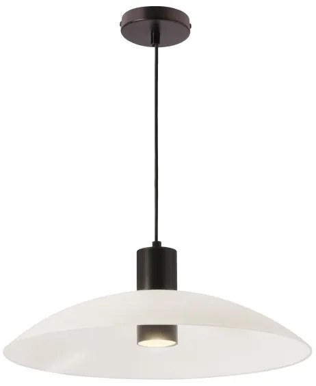 Lampada a sospensione TEDIN 1xGU10/15W/230V bianco/nero