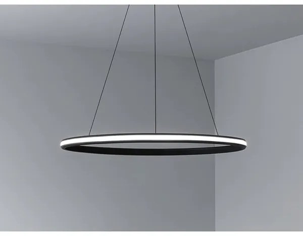 Lampadario LED dimmerabile a sospensione con cavo LED/55W/230V 3000-6500K Ø 60 cm + telecomando