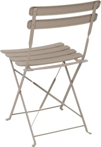 Set Bistrot Pieghevole In Acciaio Tavolo 60x60 Con 2 Sedie Donald Tortora