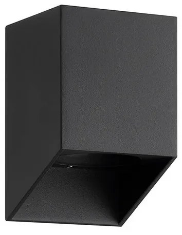 Nico All'aperto Applique da Parete Square IP54 Nero - Nordlux