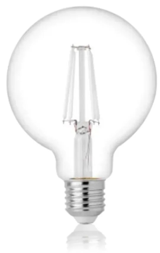 Lampadina Globo E27 D95 4W 3000K CRI80 Bianco 550lm