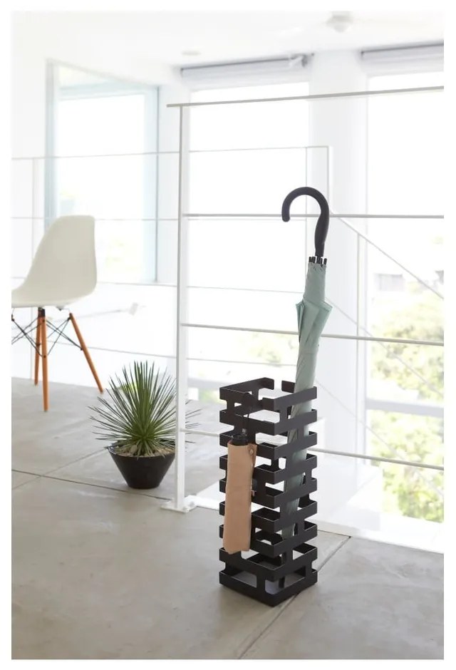 Portaombrelli nero Brick - YAMAZAKI